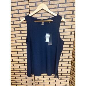 Truth‎ Navy Textured Tank Top Size Xl